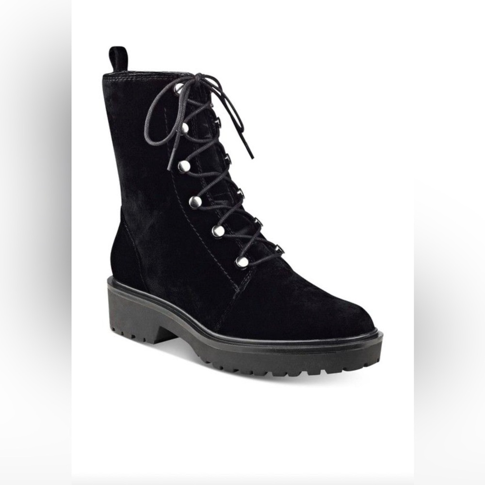 Guess Velvet Combat Boot
